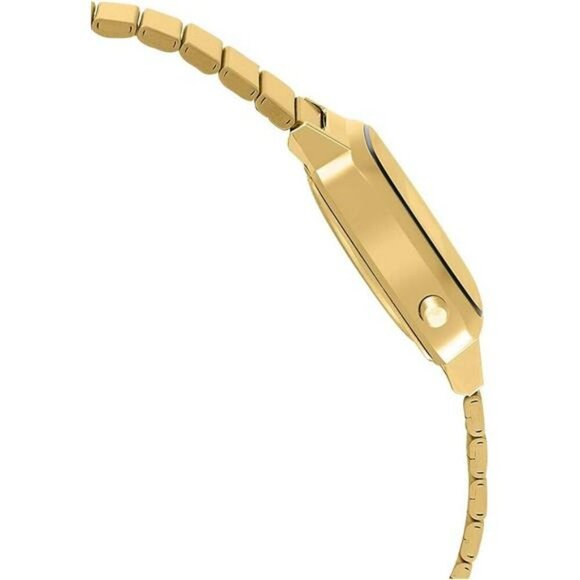 Unisex digital watch black gold waterproof stopwatch alarm stainless steel - Picture 4 of 7